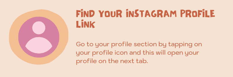 Find your Instagram profile Link