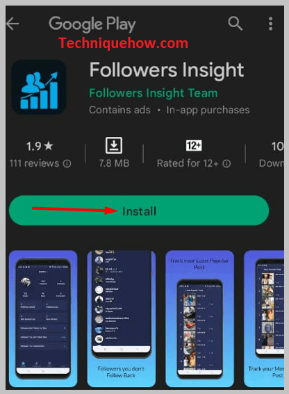 Followers Insight app