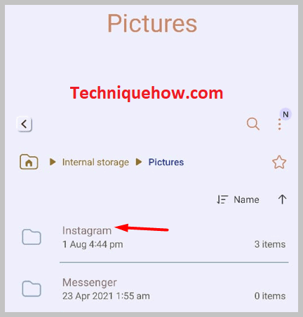 Instagram files app