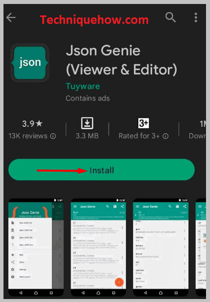 Json Genie (Editor) app
