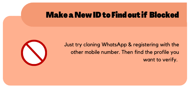 Make a new ID to find out if really blocked