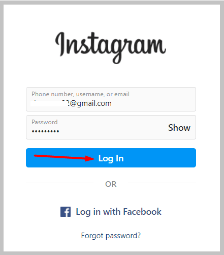 Make sure you’re logged into your Instagram app