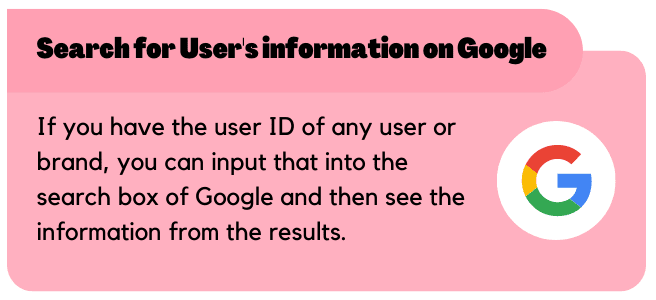 Name of the user or brand