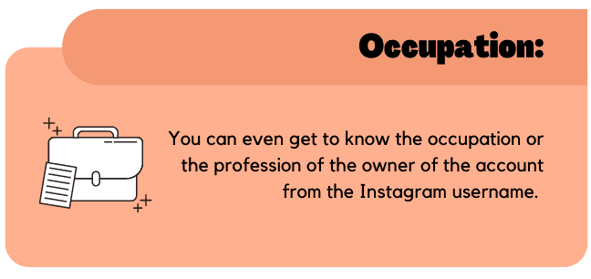Occupation