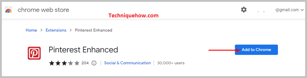 Pinterest Enhanced extensions
