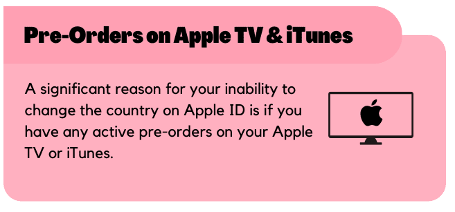 Pre-Orders on Apple TV & iTunes