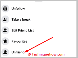 Removing from Friends