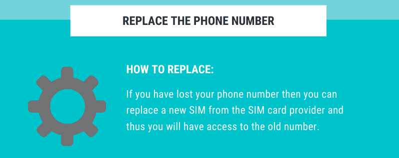 Replace The Phone Number