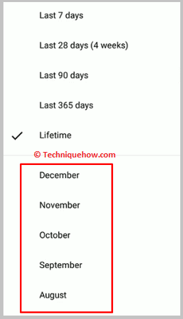 Select month