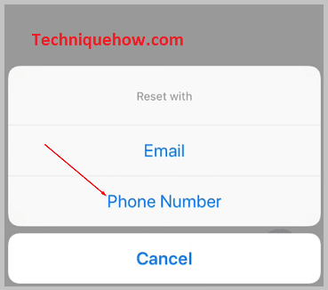 Select phone number