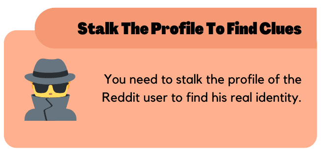 Stalk this profile to find clues