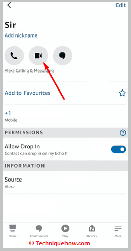 Start Video call alexa