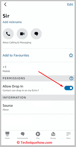 Tap on Allow Drop In1