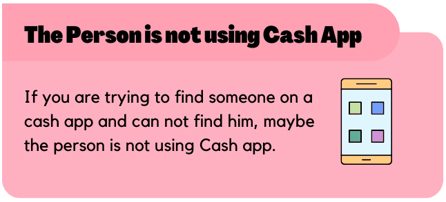 The person is not using Cash App