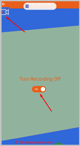 Turn Recording On