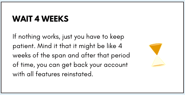 Wait 4 Weeks