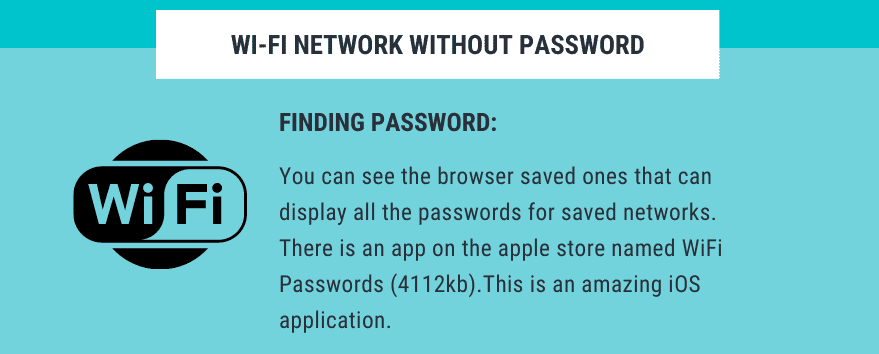 Wi-Fi Network without Password on iOS