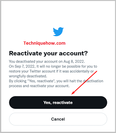 Yes, reactivate