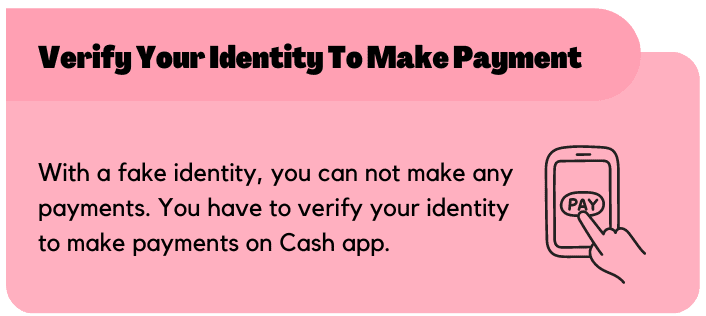 You have to Verify your Identity to Make Payment