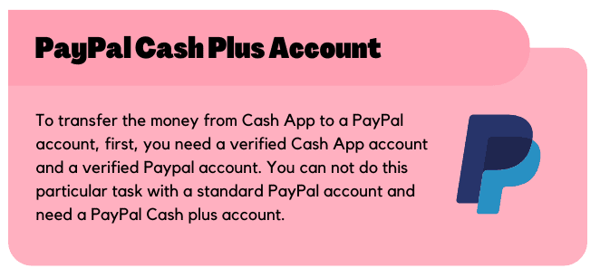 You will need PayPal Cash Plus account