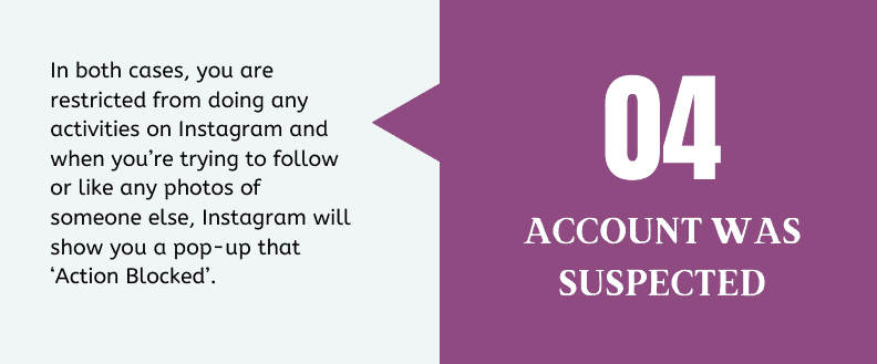 Your account was suspected as Spam