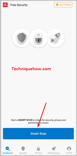 click on Smart Scan