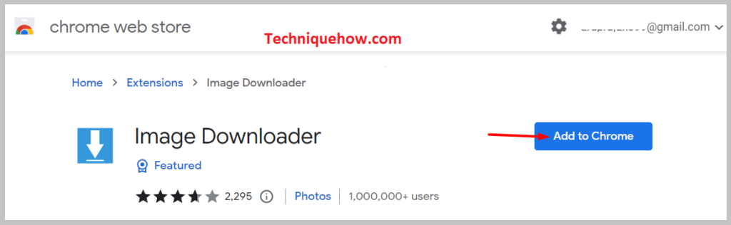 download and install the extension Image Downloader