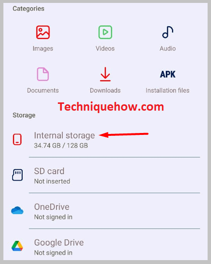 he ‘File Manager’ option o