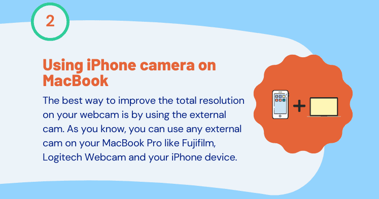 iPhone camera on Macbook as the virtual Camera