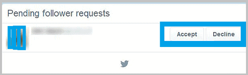 follow requests twitter