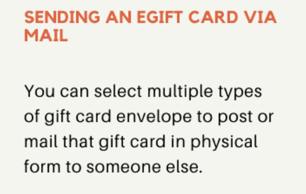 send gift card via mail