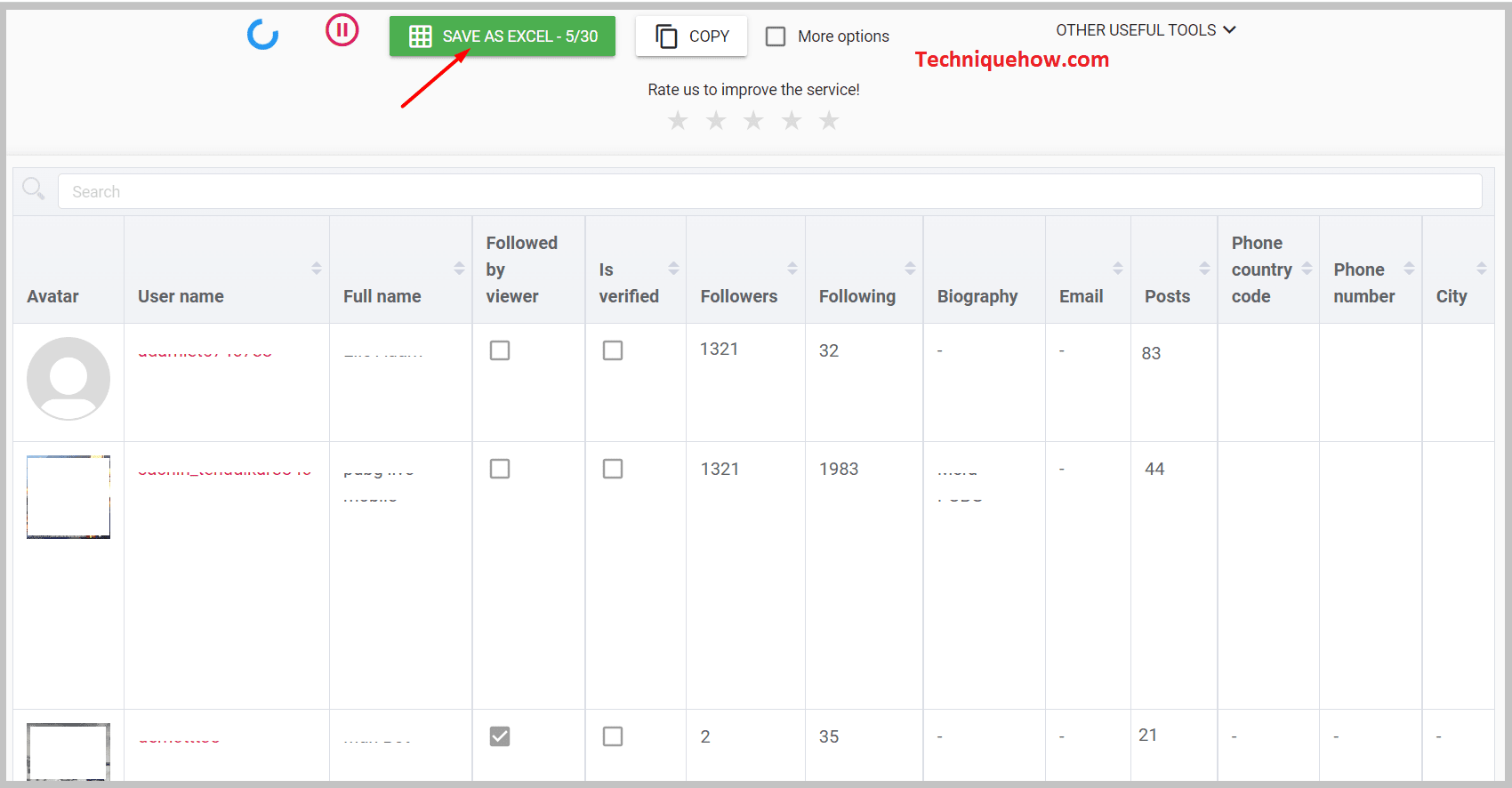 save the downloaded file into a CSV file