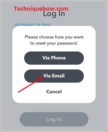 set your password without using the email address
