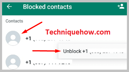 unblock and tap Unblock