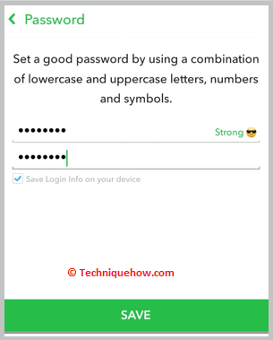 Change your password