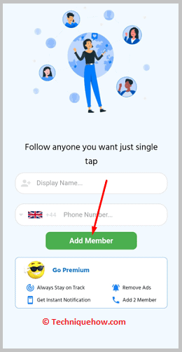 Click on Add Member