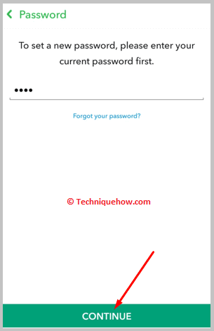 Click on CONTINUE
