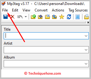 Click on File