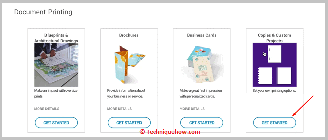 Click on GET STARTED