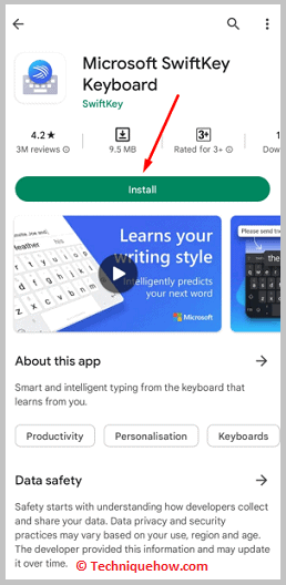 Click on Install