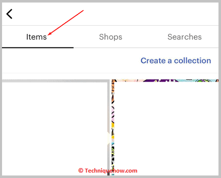 Click on Items