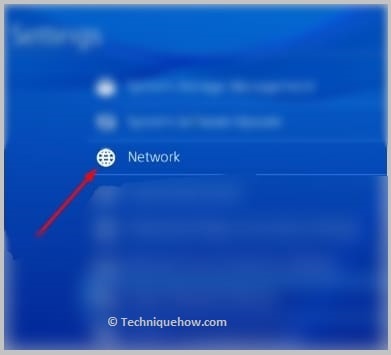 Click on Network