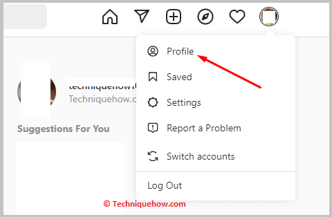 Click on Profile