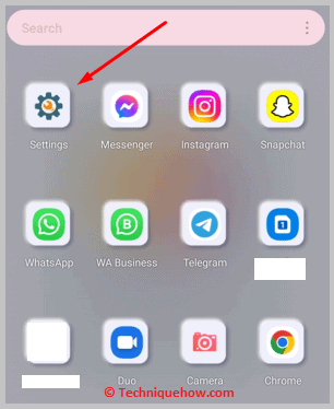 Click on Settings