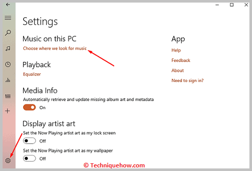 Click on Settings