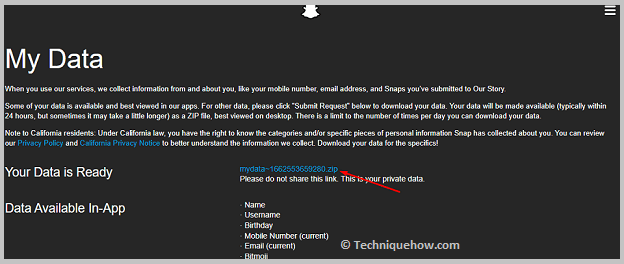 Click on Zip
