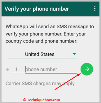 Click on arrow icon