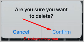 Click on confirm