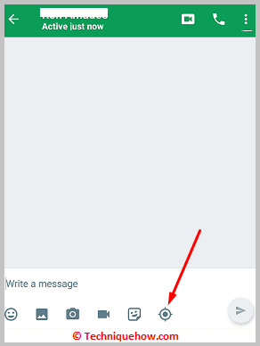 Click on location icon