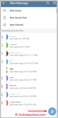 Click on people icons